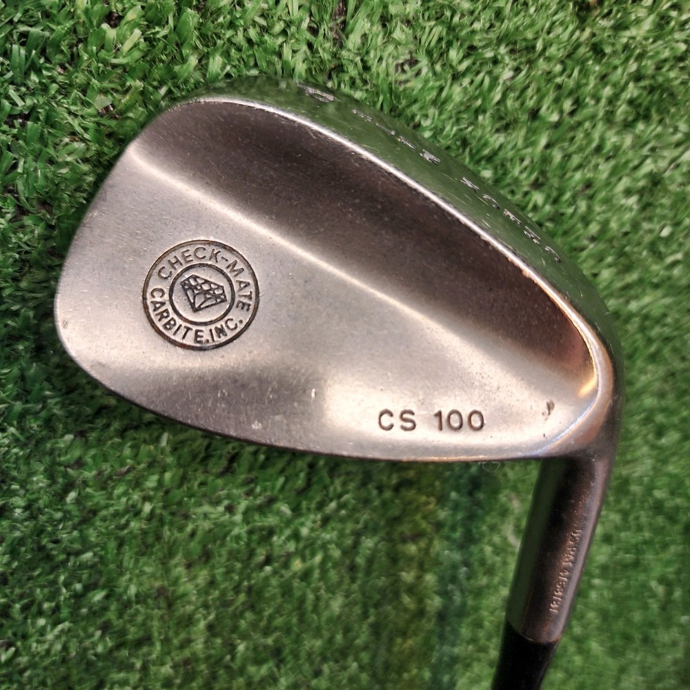 Check Mate Carbite CS 100 Alloy Face Pitching Wedge Steel Shaft Right-Handed